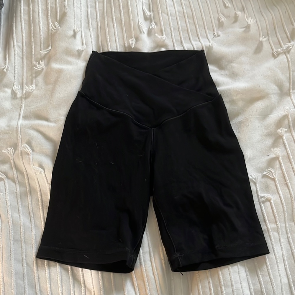 Offline by aerie black biker shorts in a size XS.